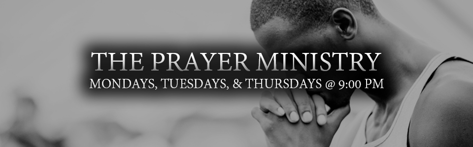 Prayer Ministry Banner